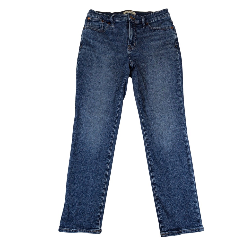 Madewell The Mid-Rise Perfect Vintage Jean DM7080 Blue 28 Slim Tapered